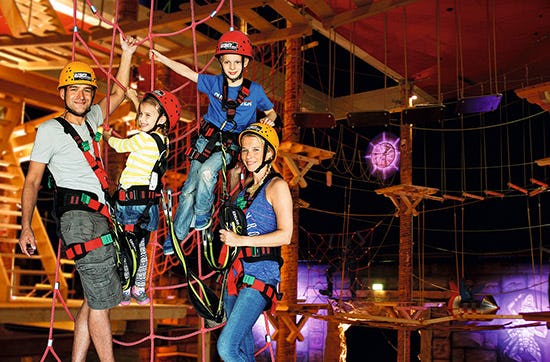 Indoor-Kletterpark in Berlin