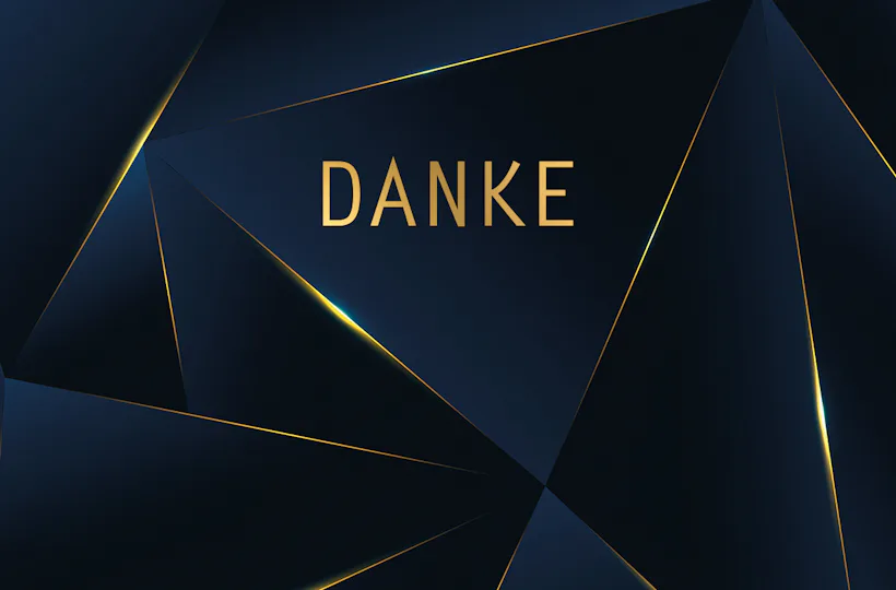 Flexibles Geschenk Danke