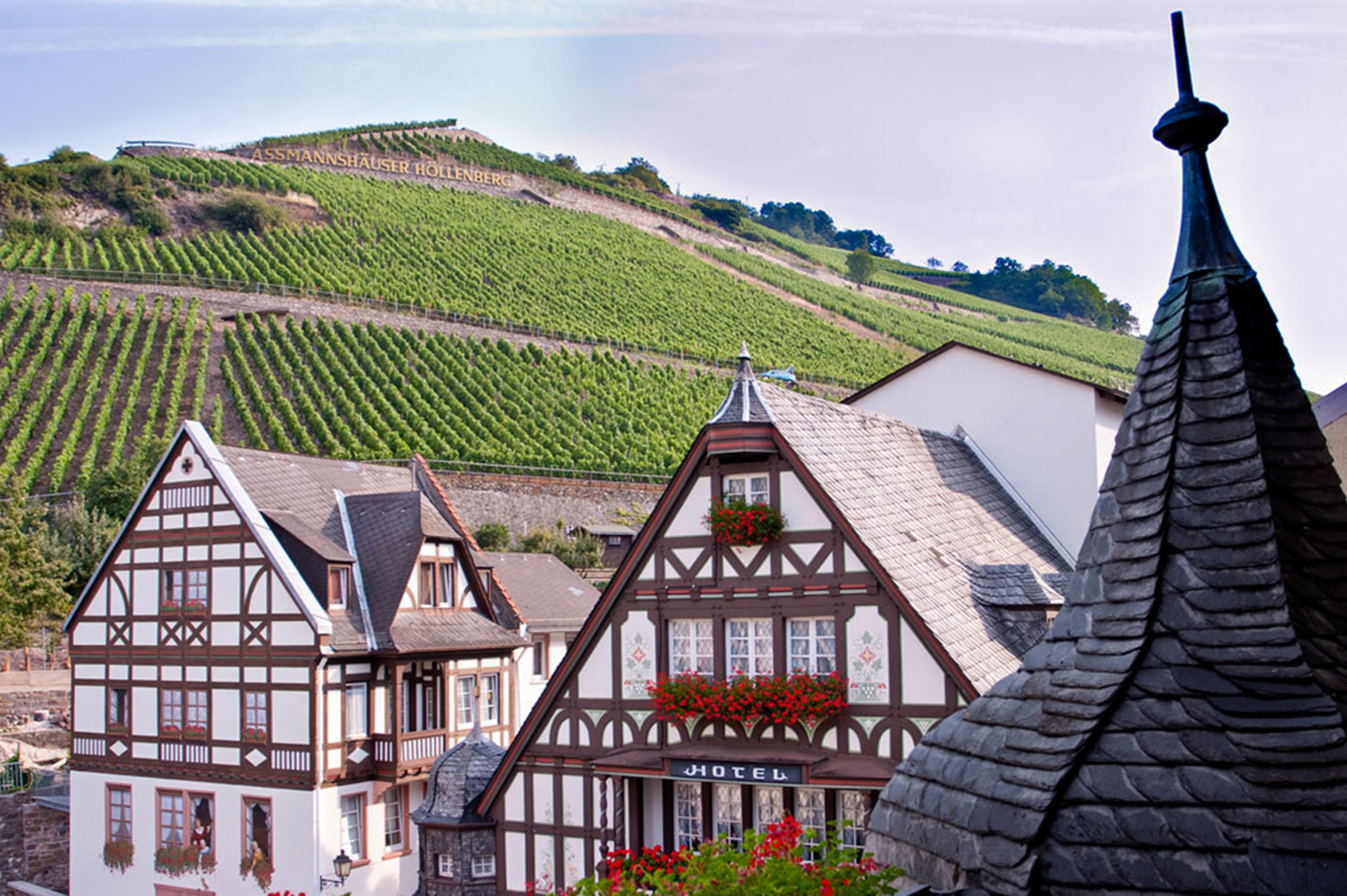 Kurzurlaub mit romaischem Flair für 2 (2 Nächte) in Rüdesheim am Rhein