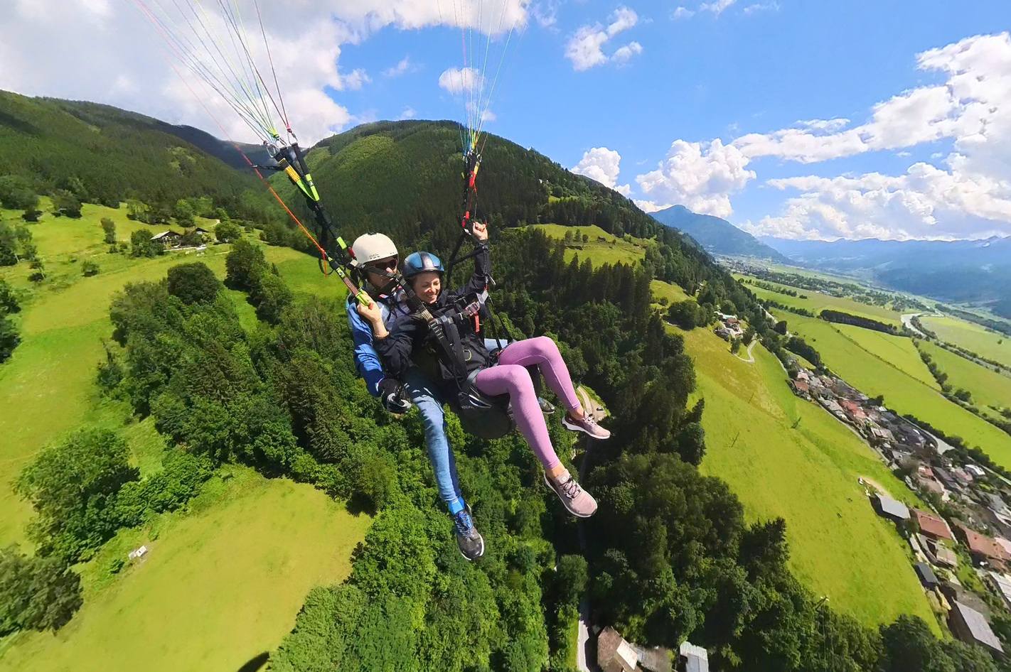 Gleitschirmtandemflug Zell am See - Kaprun